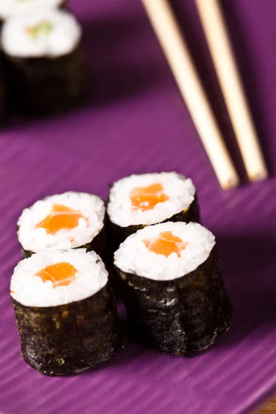 Japońskie sushi zbliżenie — Zdjęcie stockowe