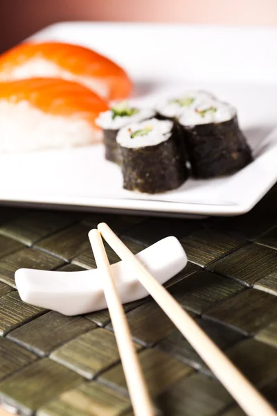 寿司の昼食のためセット — ストック写真