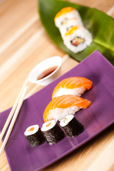 Menu obiadowe sushi — Zdjęcie stockowe