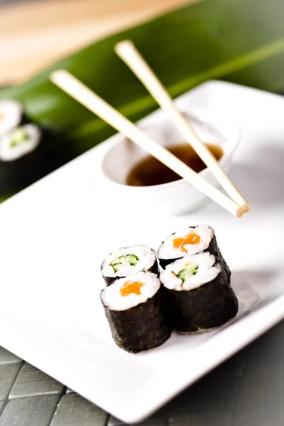 Asortyment japońska sushi — Zdjęcie stockowe