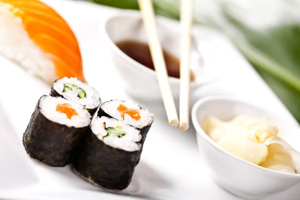 Conjunto de almoço Sushi — Fotografia de Stock