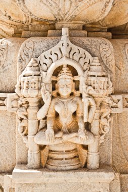 Ranakpur jain Tapınağı oymalar Hindistan