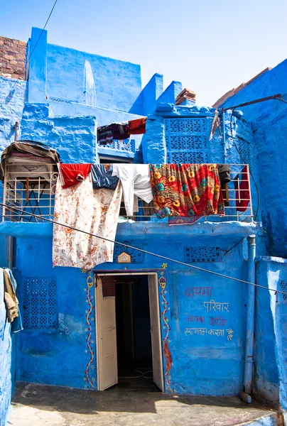 Jodhpur die blaue stadt im staat rajasthan in indien. — Stockfoto