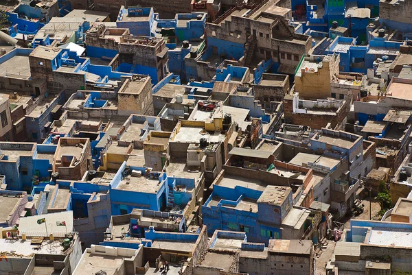 A "kék város" indiai rajasthan állam-Jodhpur. — Stock Fotó