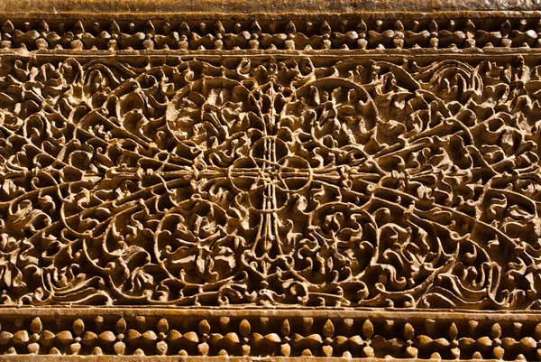 stock image Indian wall carvings