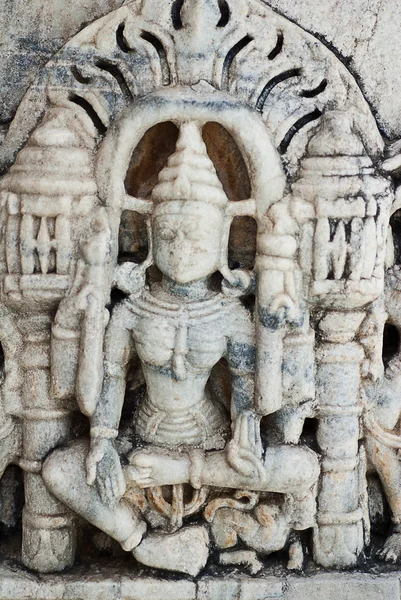 Ranakpur 耆那教寺庙雕刻 — 图库照片