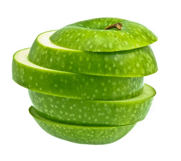 Seltsamer grüner Apfel — Stockfoto