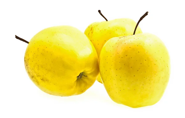 Žlutá jablka — Stock fotografie