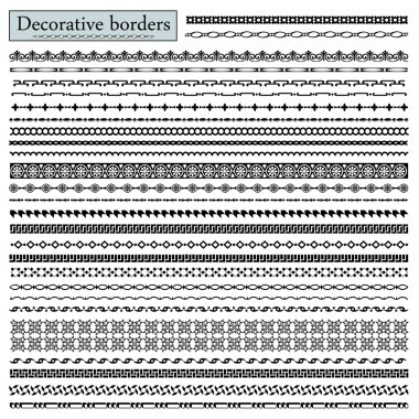 Decorative borders clipart