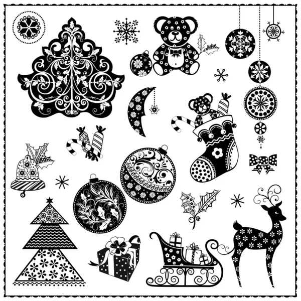 Set de Navidad — Archivo Imágenes Vectoriales