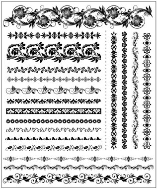 Decorative borders clipart