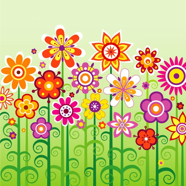 Blume Hintergrund — Stockvektor