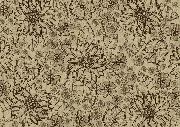 Fleurs de fond 01 — Image vectorielle