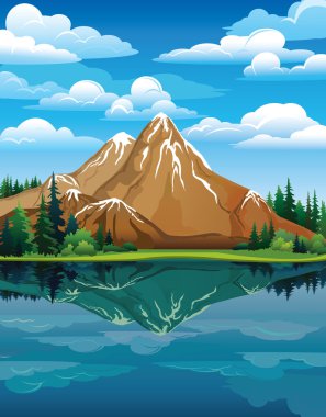 Vector landscape clipart