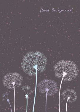 Dandelions clipart