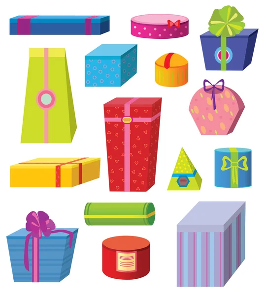 Isolatet cadeaux — Image vectorielle