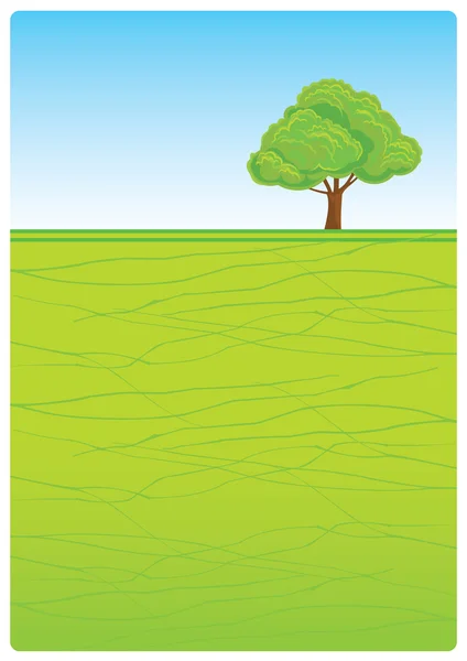 Pohon Hijau - Stok Vektor