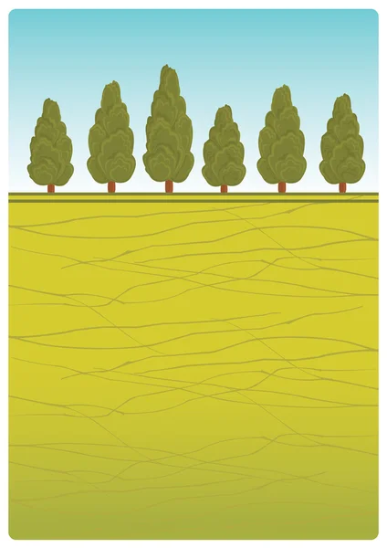 Group of trees — Stock Vector