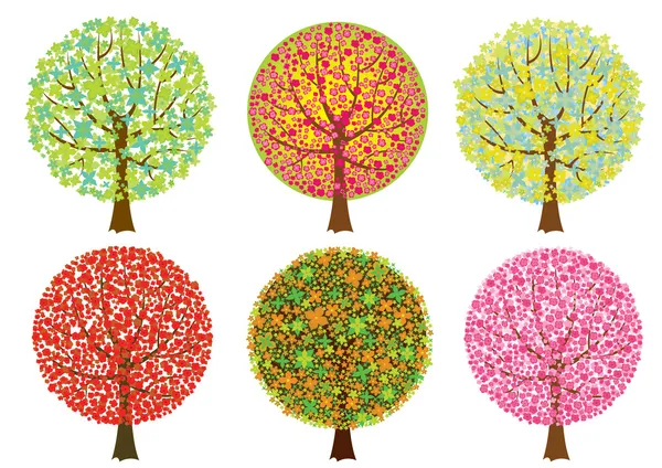 Grupo de árboles — Archivo Imágenes Vectoriales
