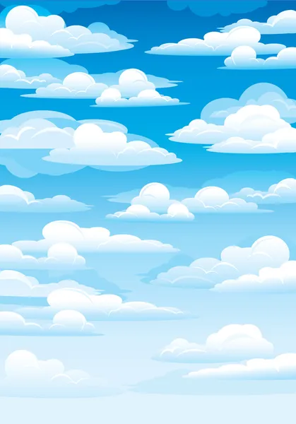 Blue sky clouds Vector Art Stock Images | Depositphotos