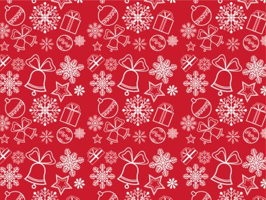 Red Christmas wallpaper clipart