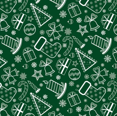 Green Christmas wallpaper