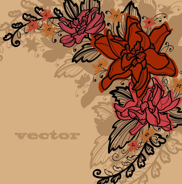 Flores — Archivo Imágenes Vectoriales