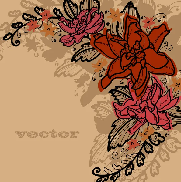 Bloemen — Stockvector