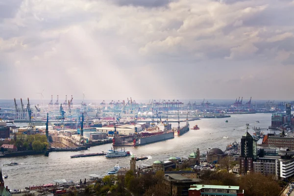 stock image Port City in Hamburg