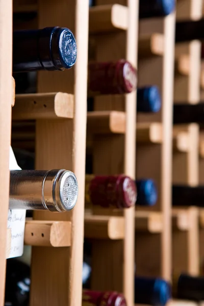 stock image Bottles of Wine In Cellar