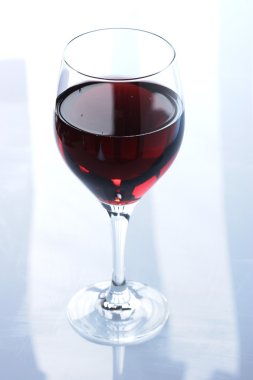 Glass of redwine clipart