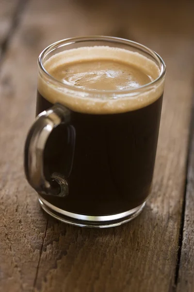 Koffie met crema — Stockfoto