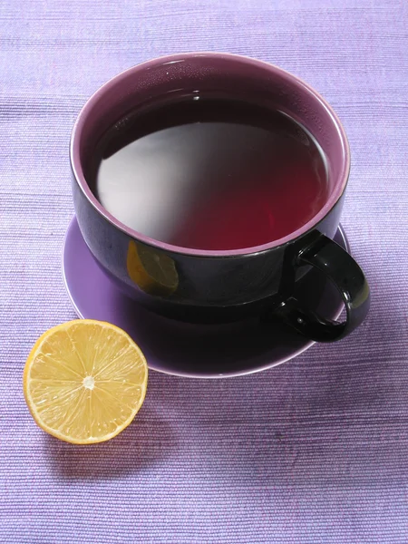 Csésze tea & citrom — Stock Fotó