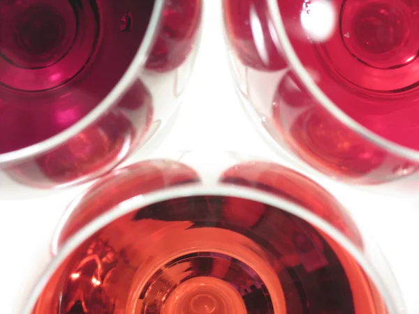 Trzy szklanki wina — Zdjęcie stockowe