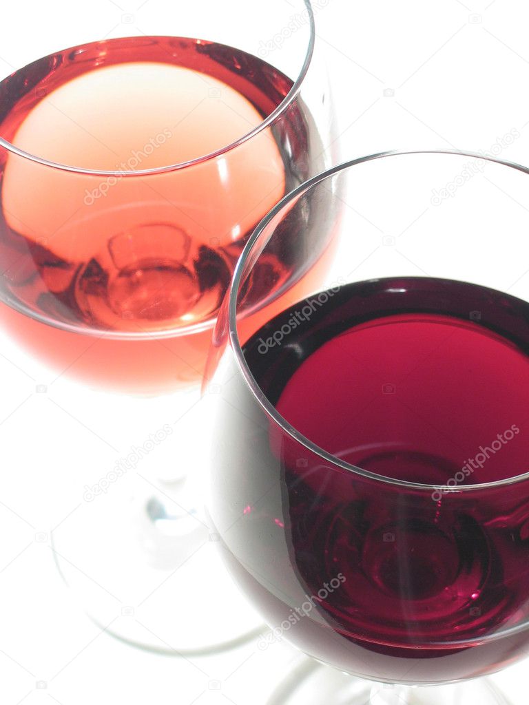 Red and rose wine