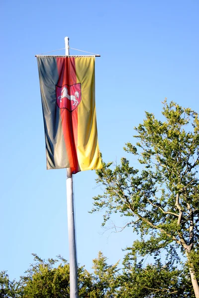 stock image Flag of Lower Saxony