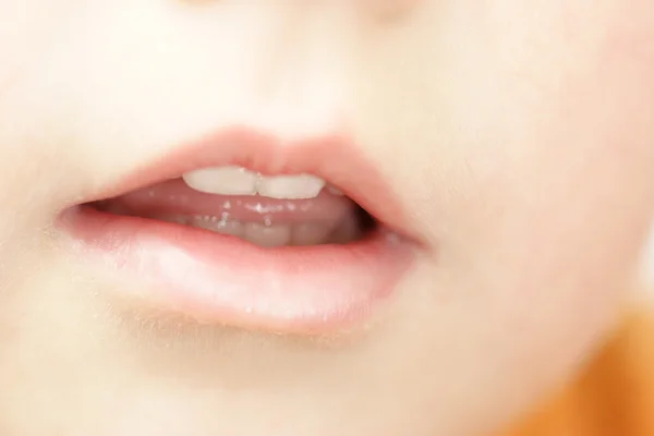 Child's mouth — Stock Photo, Image