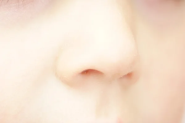 孩子的鼻子 — 图库照片