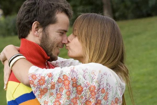 Il mio primo bacio — Foto Stock