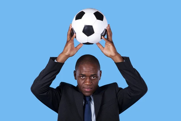 Fã de futebol africano — Fotografia de Stock