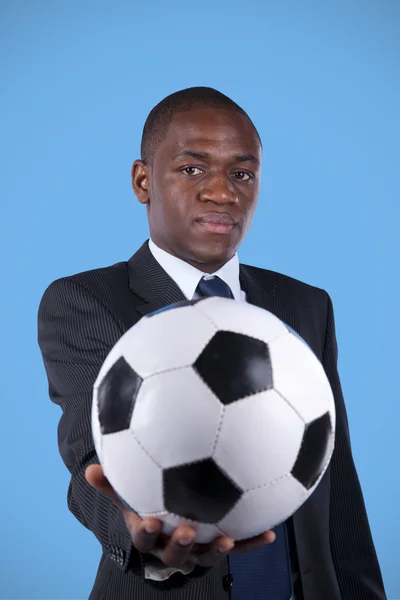 Fã de futebol africano — Fotografia de Stock