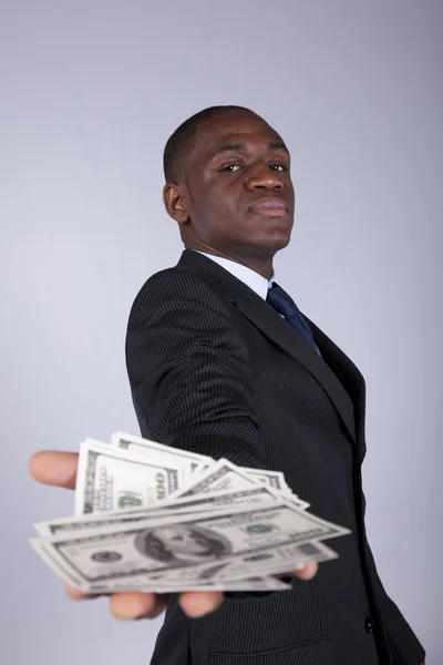 Rich african businessman — Stock Photo, Image