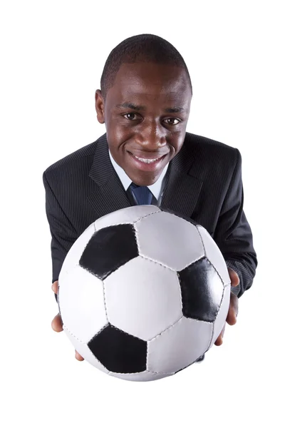 Afrikanischer Fußballfan — Stockfoto