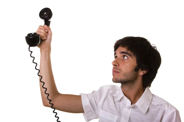 Chamando alguém — Fotografia de Stock