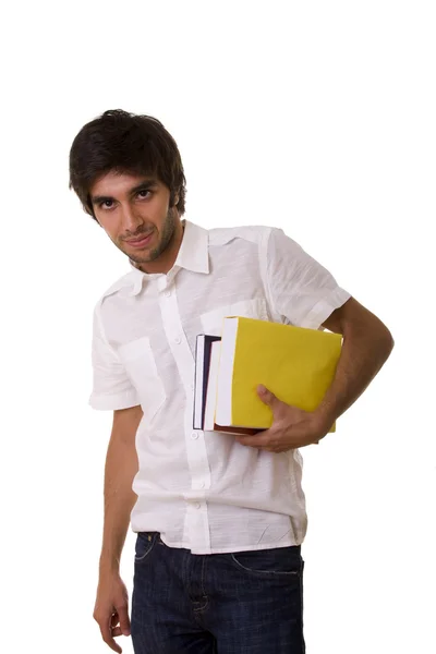 Student carring books — Stock Photo, Image