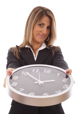 Managing time in business clipart