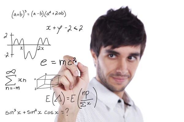 Mathematics teacher — Stock Photo, Image