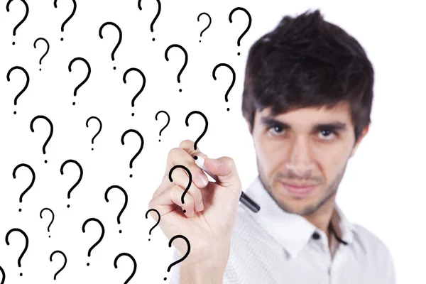 The uncertainty of many questions — Stock Photo, Image
