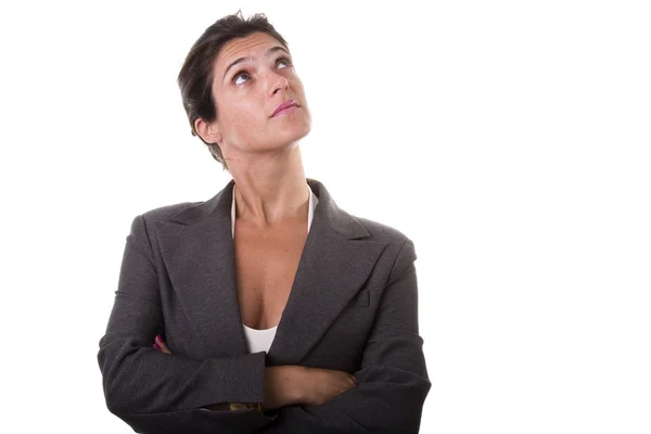 Businesswoman thinking — Stock Photo, Image