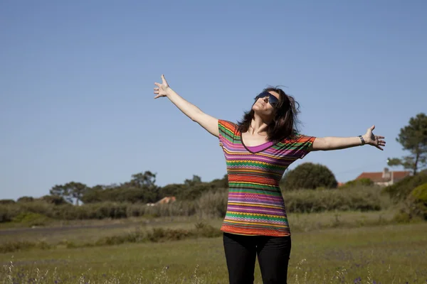 Disfrutando de la vida en primavera — Foto de Stock